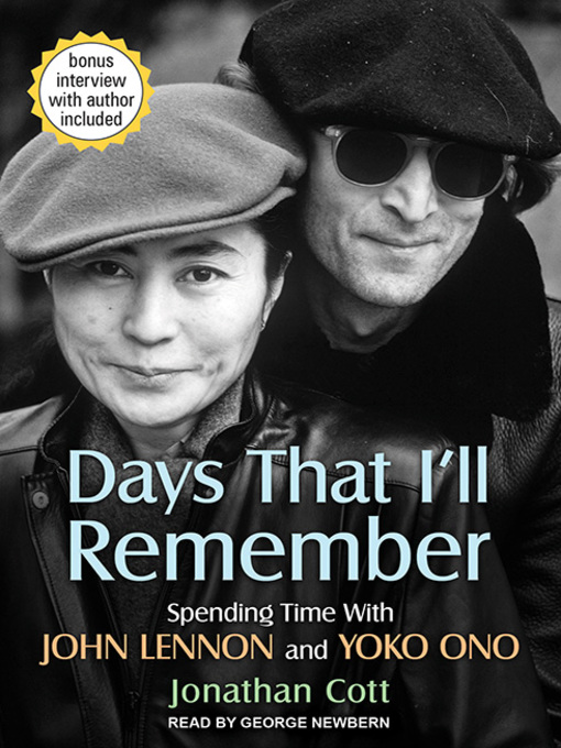 Title details for Days That I'll Remember by Jonathan Cott - Wait list